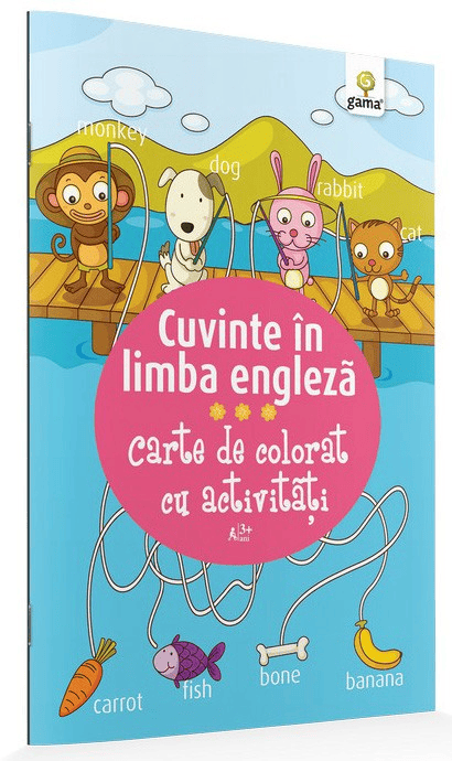 Cuvinte in limba engleza, Editura Gama, 4-5 ani +